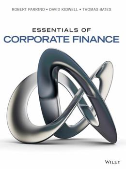 Hardcover Essentials of Corporate Finance Book