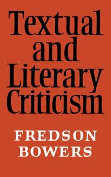 Paperback Textual and Literary Criticism Book