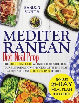 Paperback Mediterranean Diet Meal Prep Book