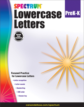 Paperback Lowercase Letters, Grades Pk - K Book