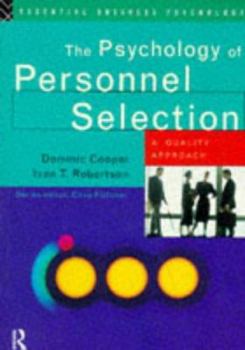 Hardcover The Psychology of Personnel Selection: A Quality Approach Book