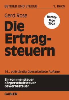 Paperback Die Ertragsteuern [German] Book