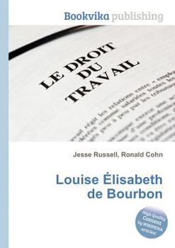 Paperback Louise Elisabeth de Bourbon Book