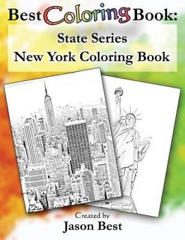 Paperback Best Coloring Book: State Series - New York Coloring Book