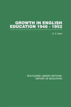 Paperback Growth in English Education: 1946-1952 Book