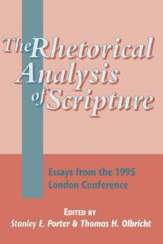 Hardcover The Rhetorical Analysis of Scripture Book