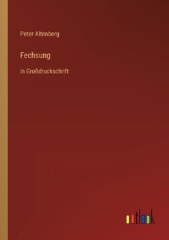 Paperback Fechsung: in Großdruckschrift [German] Book