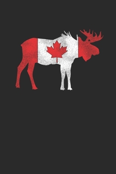 Paperback Canada Moose: Graph Paper Notebook (6" x 9" - 120 pages) Amazing Canada Notebook Design for Gift / Daily Journals / School Book