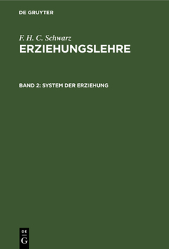 Hardcover System Der Erziehung [German] Book
