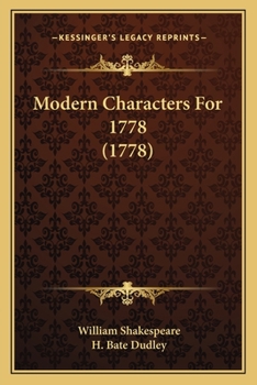 Modern Characters for 1778