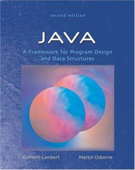 Paperback Java: A Framework for Program Design and Data Structures [With CDROM] Book