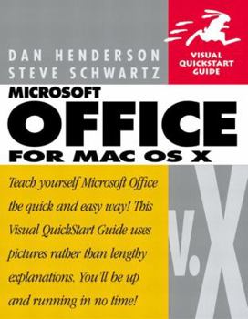 Paperback Microsoft Office V.X for Mac OS X: Visual QuickStart Guide Book