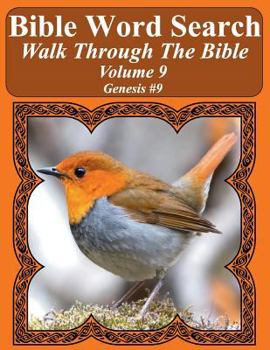 Paperback Bible Word Search Walk Through The Bible Volume 9: Genesis #9 Extra Large Print Book