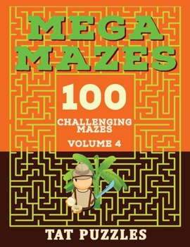 Paperback Mega Mazes Volume 4 Book