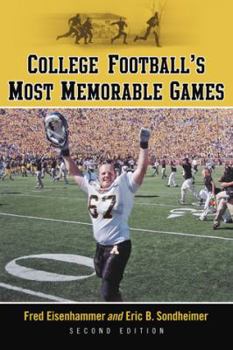 Paperback College Football's Most Memorable Games, 2d ed. Book