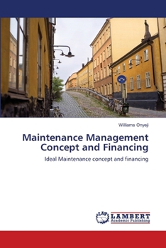 Paperback Maintenance Management Concept and Financing Book