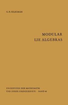 Hardcover Modular Lie Algebras Book