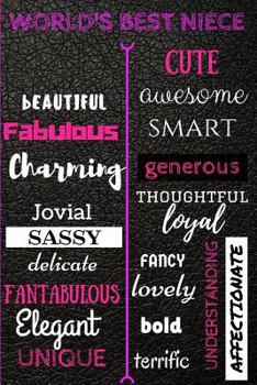 Paperback World's Best Niece: Unusual Gift/ Gift For Niece/Diary/Planner/Daily Planner Book