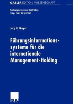 Paperback Führungsinformationssysteme Für Die Internationale Management-Holding [German] Book