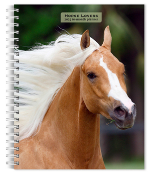 Ring-bound Horse Lovers 2025 6 X 7.75 Inch Spiral-Bound Wire-O Weekly Engagement Planner Calendar New Full-Color Image Every Week Book