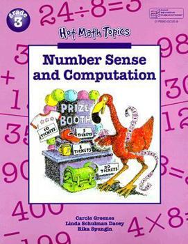 Hardcover Hot Math Topics Grade 3: Number Sense & Computation Copyright 1999 Book