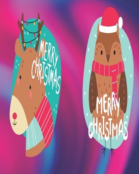 merry christmas: A Very Merry Christmas Activity Book: Mazes, Dot to Dot Puzzles, Word Search, Color by Number, Coloring Pages, and More (Activity Books for Kids)