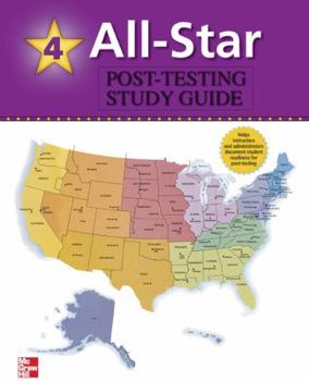 Paperback All-Star - Book 4 (High-Intermediate - Low Advanced) - USA Post-Test Study Guide Book