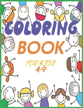 Paperback coloring books for kids 4-9: animals coloring Book