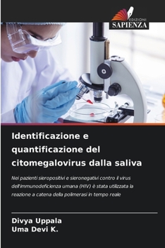 Paperback Identificazione e quantificazione del citomegalovirus dalla saliva [Italian] Book