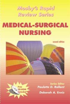 Paperback Mosby's Rapid Review Series: Medical-Surgical Nursing [With CDROM] Book