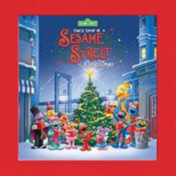 Hardcover Once Upon a Sesame Street Christmas Book