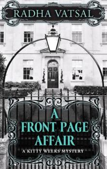 Hardcover A Front Page Affair [Large Print] Book