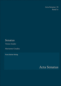 Hardcover Senatus: Treize E'Tudes [French] Book