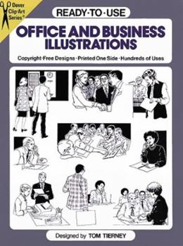 Paperback Ready-To-Use Office and Business Illustrations Book