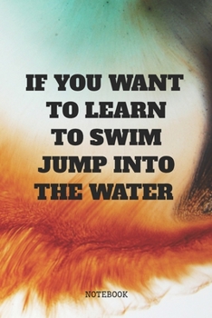 Paperback Notebook: Swimming Sport Coach Training Planner / Organizer / Lined Notebook (6" x 9") Book