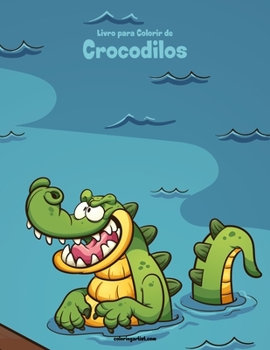 Paperback Livro para Colorir de Crocodilos [Portuguese] Book