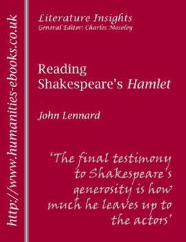 Paperback Reading Shakespeare's Hamlet Book