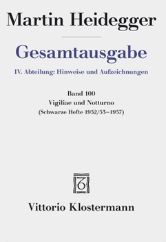 Paperback Vigiliae Und Notturno: (Schwarze Hefte 1952/53 Bis 1957) [German] Book