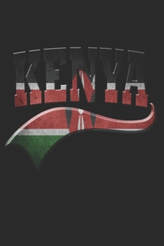 Paperback Kenya Notebook: Kenya Notebook - college book - diary - journal - booklet - memo - composition book - 120 sheets - Dot Grid paper 6x9 Book