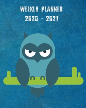 Paperback 2020-2021 Weekly Planner: 2 Year Weekly & Monthly View Organizer & Agenda with To-Do's - Comic Design Book