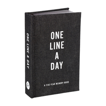 Misc. Black Canvas One Line a Day: A Five-Year Memory Book