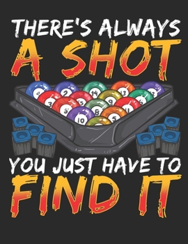There is always a Shot You Just Have to Find it: Planner Weekly and Monthly for 2020 Calendar Business Planners Organizer For To do list 8,5“ x 11“ Pool Billiard Snooker