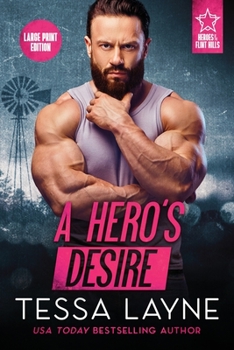 Paperback A Hero's Desire [Large Print] Book