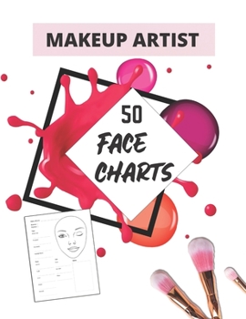 Makeup Artist Face Charts: Practice Face Charts