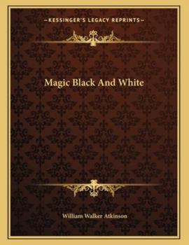 Paperback Magic Black and White Book