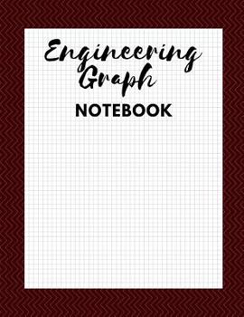 Paperback Engineering Graph Notebook: Half College Ruled and Half 5x5 Graph Paper for Engineering Projects Book