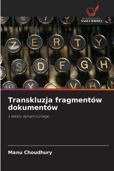 Paperback Transkluzja fragmentów dokumentów [Polish] Book