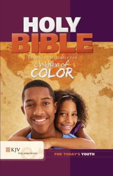 Leather Bound Children of Color Holy Bible Book