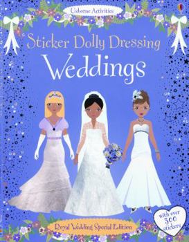 Paperback Sticker Dolly Dressing Weddings Book