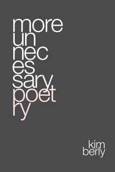 Paperback moreunnecessary poetry Book